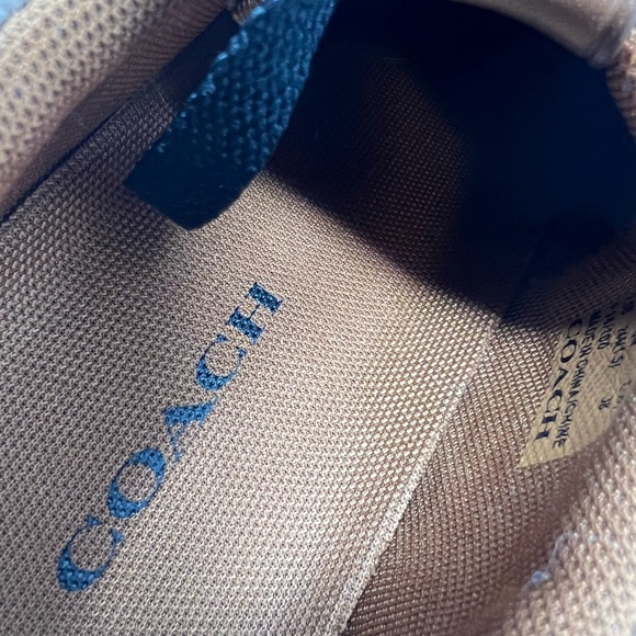 Women’s Coach Sneakers C118 CDC STR Tan Black US 7.5 - Picture 6 of 12